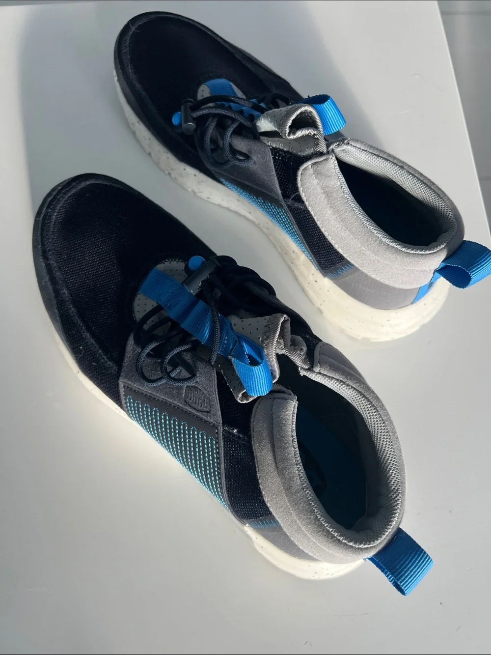 Hey Dude Black and Blue Athletic Sneakers